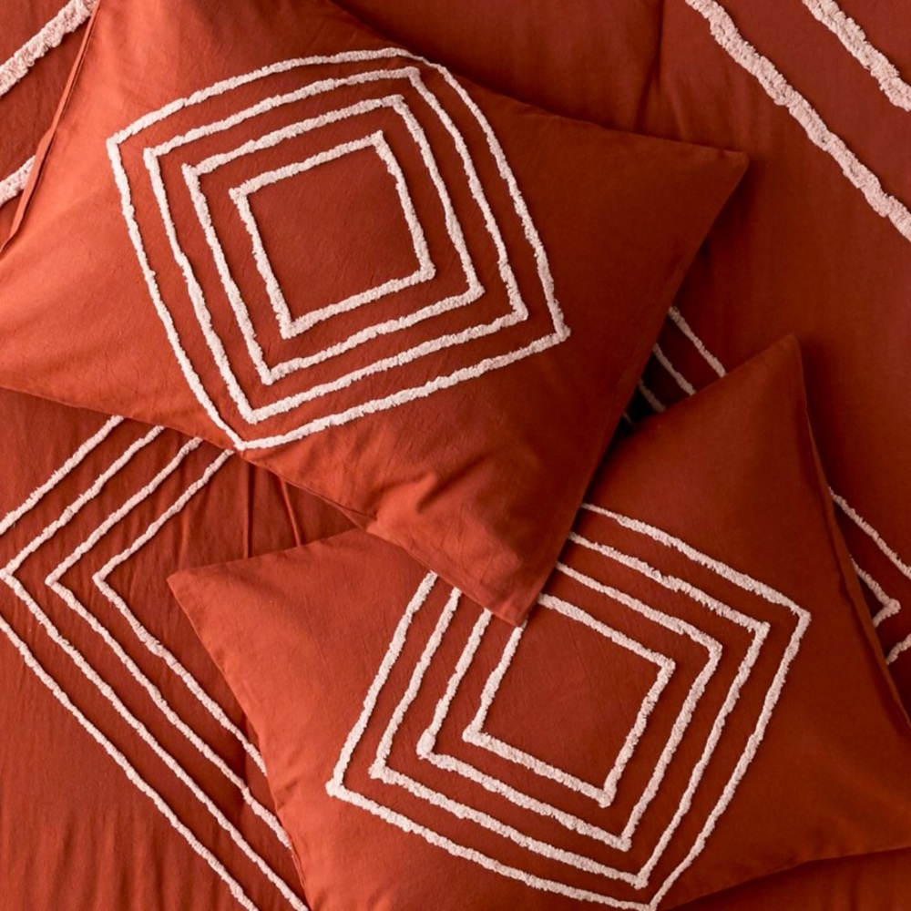 Brand New - Aden Tufted Sham Set